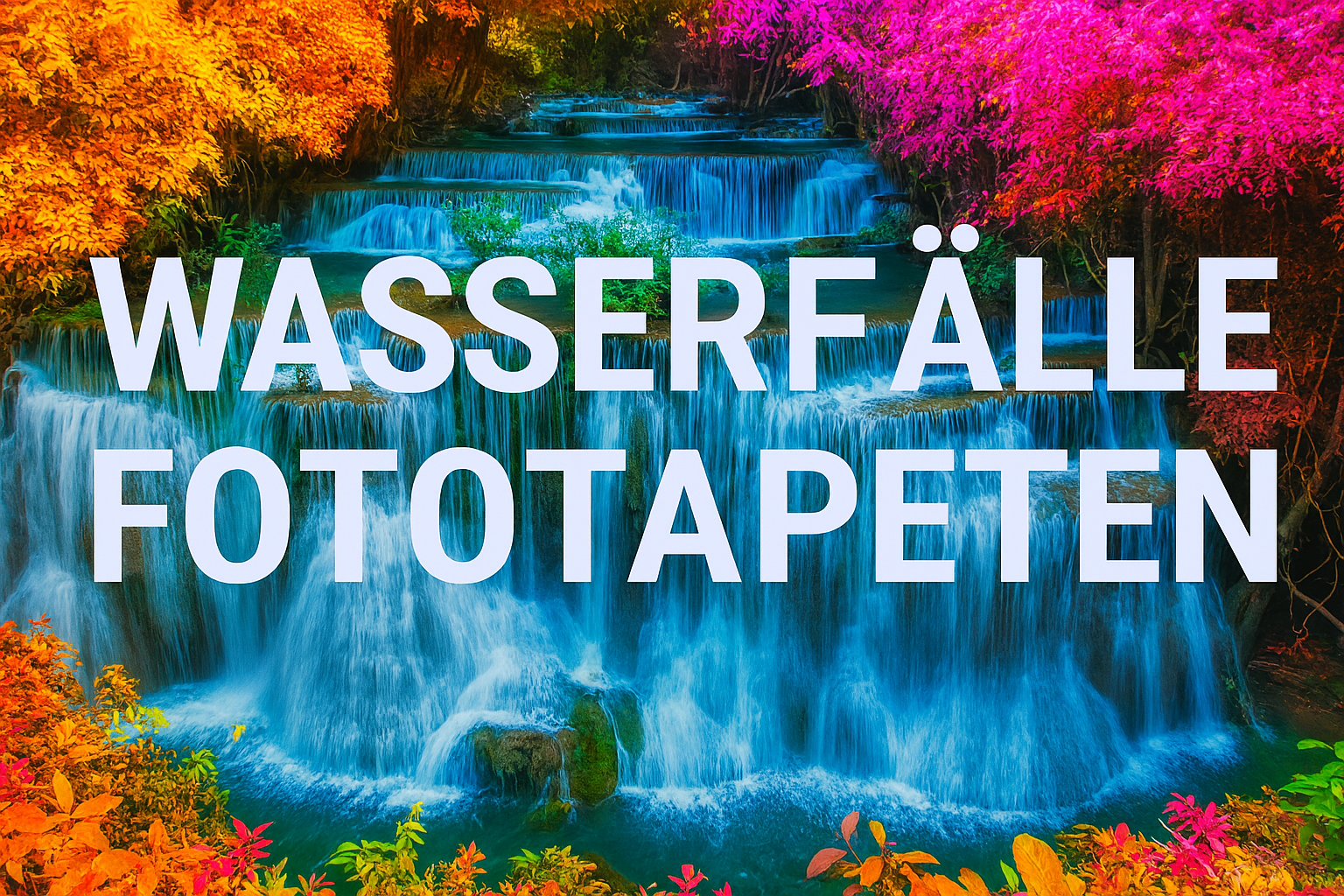 WASSERFÄLLE FOTOTAPETEN – Naturgewalt für deine Wand | Impulse Wolfsburg